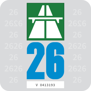 Wegenvignet Zwitserland 2026